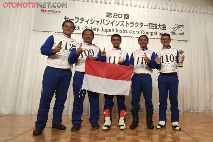 Indonesia Pertahankan Gelar Juara Instruktur Safety Riding di Jepang