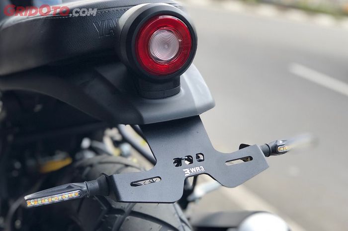 Tail tidy WR3 untuk Yamaha XSR 155, biar buritan belakang kelihatan simpel.