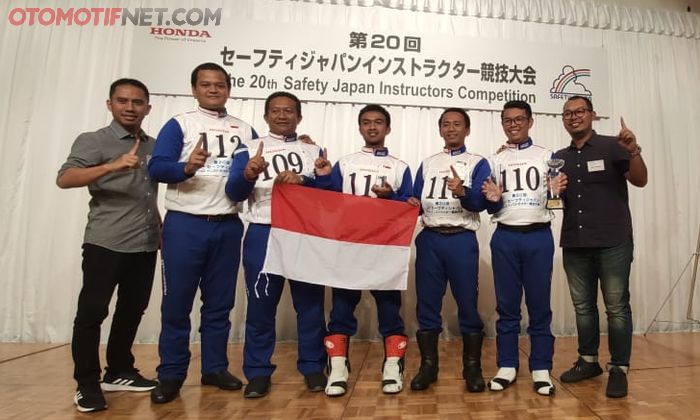 Indonesia Pertahankan Gelar Juara Instruktur Safety Riding di Jepang