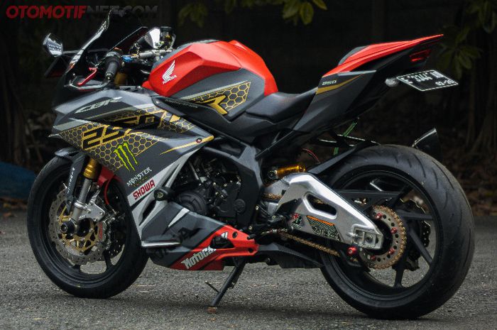 Honda CBR250RR Kekar, Swing Arm Aprilia RSV4, Monosok Mentereng