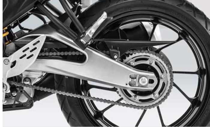 Swing arm milik All New V-Ixion R