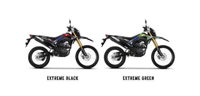 PIlihan warna Extreme Black dan Extreme Green