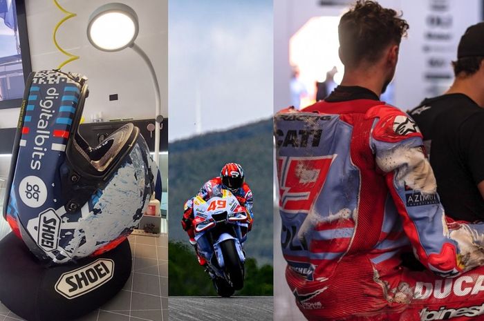 Fabio Di Giannantonio crash sampai pingsan di tes MotoGP Portimao