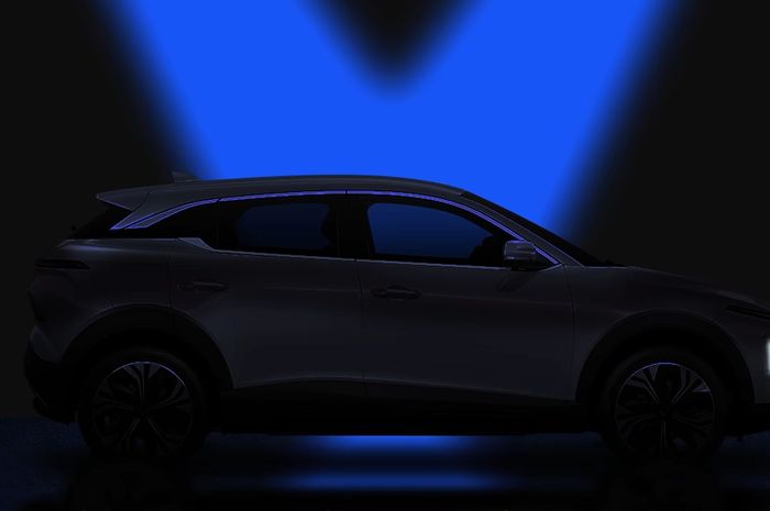 Siluet mobil baru yang diduga VinFast VF6