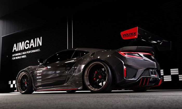 Tampilan belakang Honda NSX besutan Aimgain
