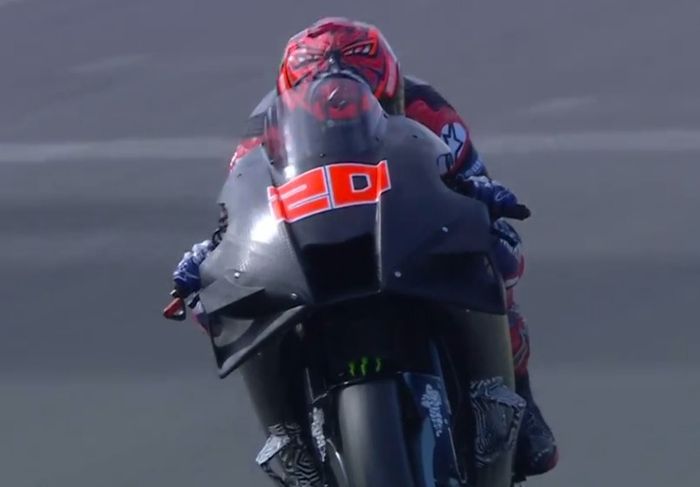 Fabio Quartararo gunakan aero-fairing Yamaha M1 baru di Tes MotoGP Valencia 2022