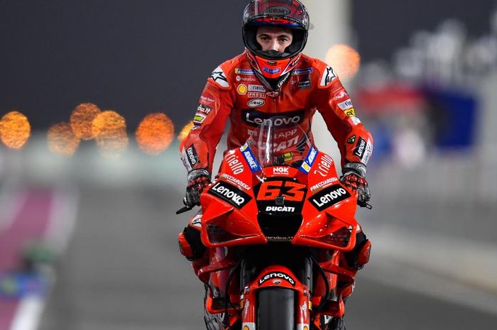 Gagal persembahkan podium untuk pabrikan Ducati, Francesco Bagnaia merasa berdosa besar usai balapan MotoGP Doha 2021
