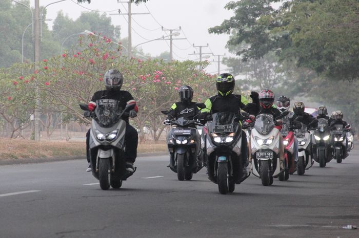 Journalist Max Community (JMC) touring ke MAXI Yamaha Day Bandung