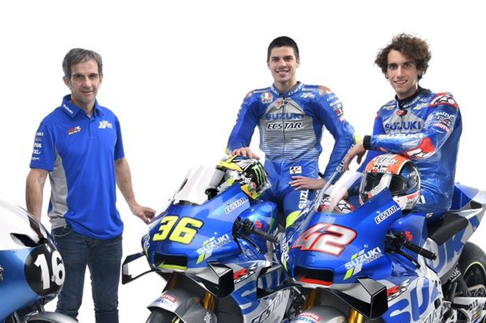 Bos tim Suzuki Ecstar, Davide Brivio membebaskan Joan Mir dan Alex Rins bersaing dalam perebutan gelar juara dunia MotoGP 2020