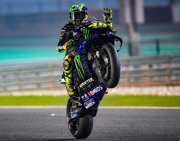 Valentino Rossi merasa puas dengan performa M1 2020 ketika di tes MotoGP Qatar 2020