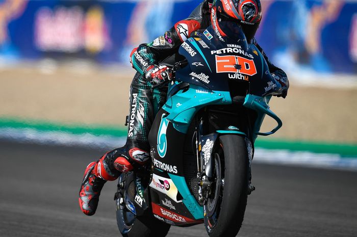 Fabio Quartararo jadi juara di MotoGP Andalusia 2020