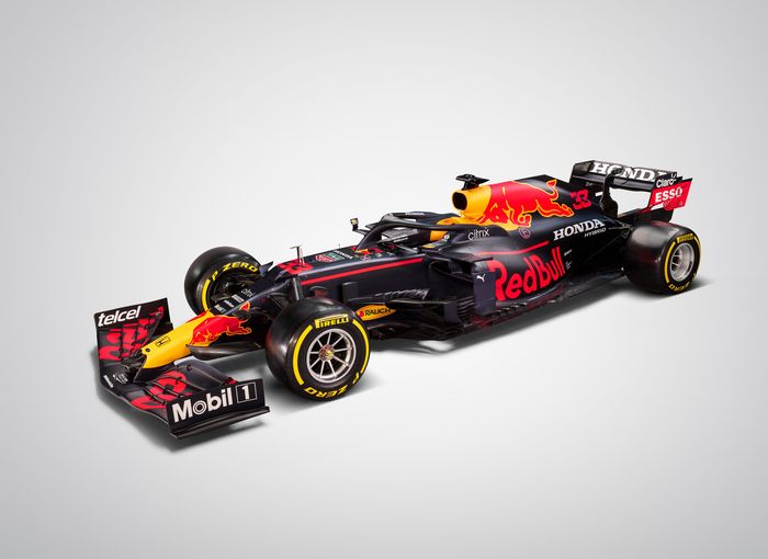 Mobil baru tim Red Bull, RB16B terlihat tidak banyak perubahan ketimbang mobil musim lalu