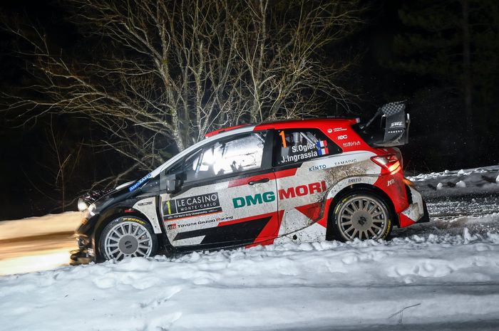 Sebastien Ogier memimpn Leg 2 Reli Monte Carlo 2021 hari Sabtu (23/1)