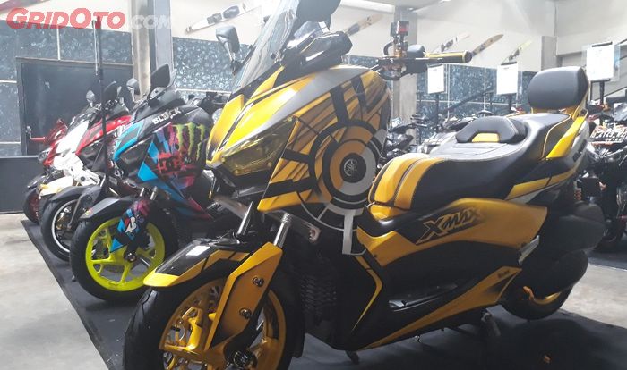 Peserta Customaxi Yamaha Makassar 2018 kelas XMAX 250