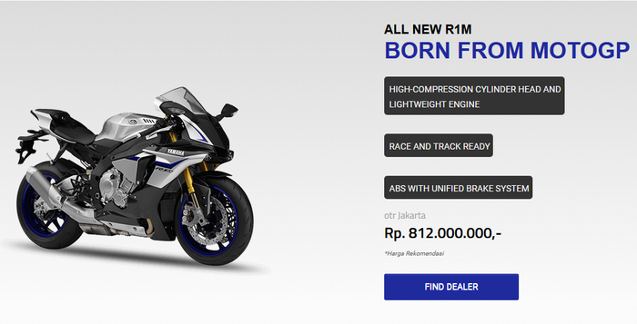 Yamaha All New R1M