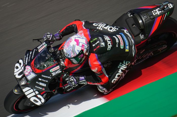 Aleix Espargaro menjadi pembalap tercepat, sementara Fabio Quartararo bermain aman di sesi Warm Up MotoGP Italia 2022