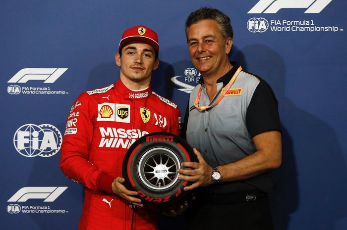 Charles Leclerc, pembalap ke-99 yang meraih pole position pada balapan F1 ke-999 di Bahrain 2019