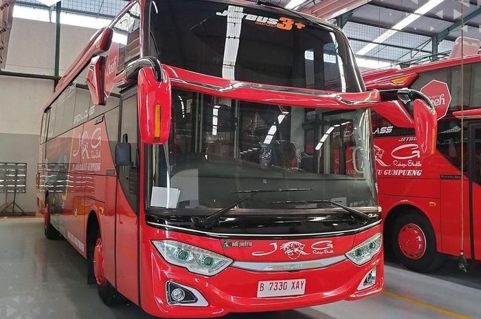 Bus baru PO JRG, menggunakan Jetbus3+ MHD Adi Putro.