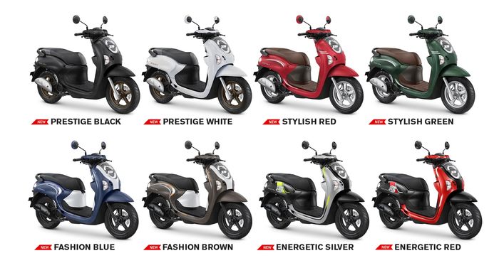 Piihan warna tiap varian Honda Scoopy