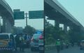 Heboh Kejar-kejaran Polisi dan Banyak Pemotor di Tol Jagorawi, Ternyata Rombongan Ini
