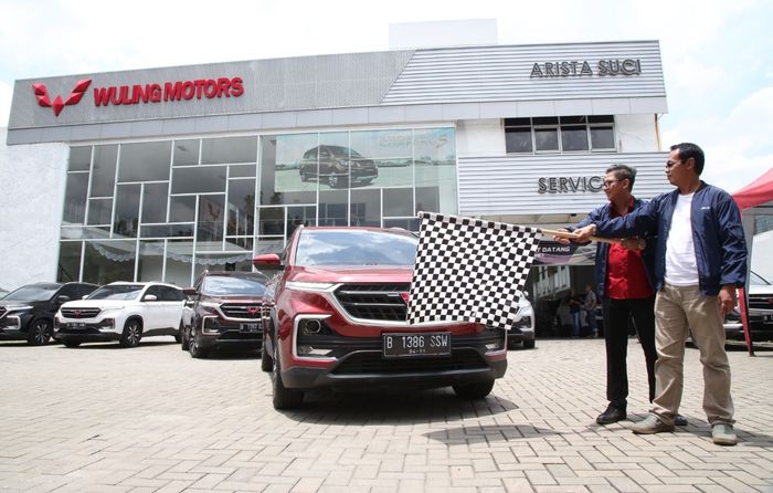 Pelepasan media test drive Almaz Smart Journey di Wuling Arista Bandung