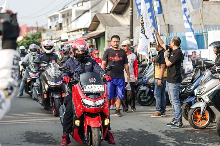Ratusan bikers Yamaha padati Pandeglang Banten buat lakukan hal ini 