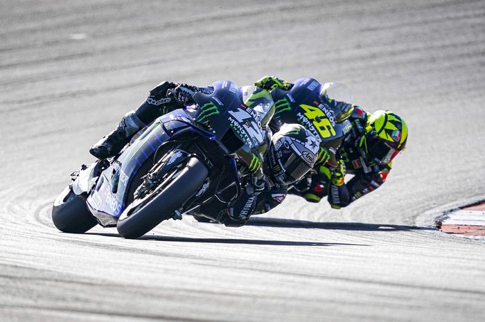 Maverick Vinales dan Valentino Rossi di MotoGP Portugal 2020, balapan terakhir di musim 2020