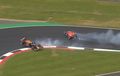 Mobilnya Sampai Terbang! Video Tabrakan Sebastian Vettel dan Max Verstappen di F1 Inggris 2019