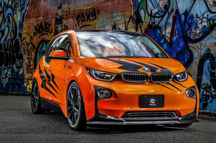 Modifikasi mobil listrik BMW i3 hasil garapan 3D Design