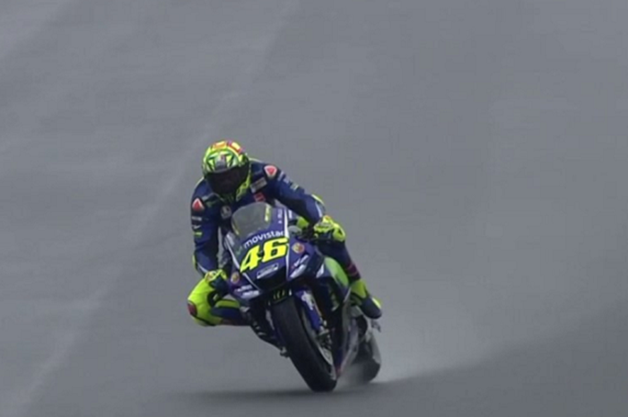 Valentino Rossi di sirkuit Motegi, Jepang, 2017