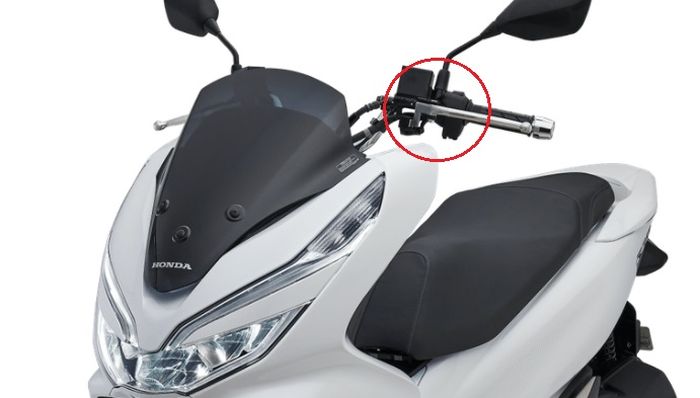 All New Honda PCX 150 minus parking brake lock