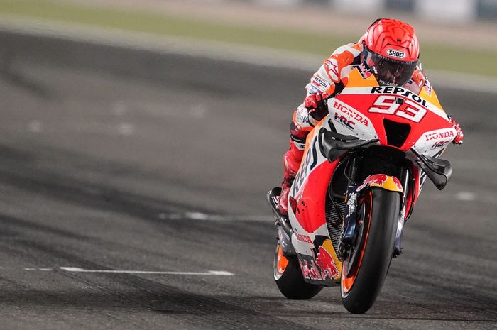 Menjalani start yang bagus di MotoGP Qatar 2022, Marc Marquez finish di tempat kelima