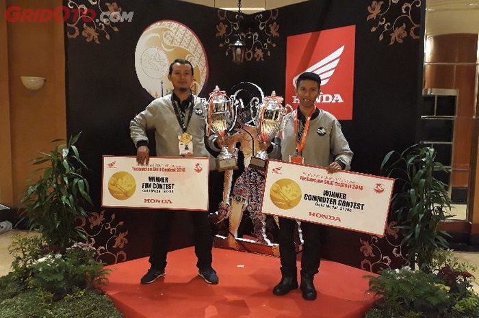 2 teknisi Indonesia berhasil menjadi teknisi Honda terbaik se-Asia Oceania