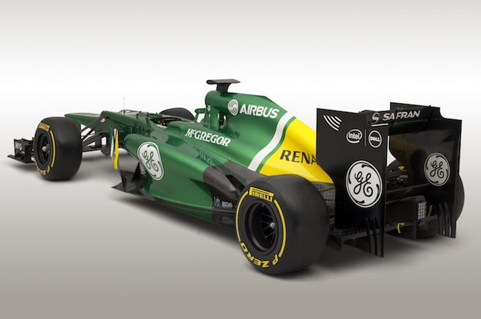 Tim Caterham Formula 1 disponsori juga oleh Dell dan Intel
