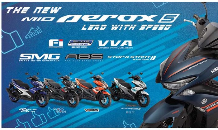 Di Filipina Yamaha Aerox masuk dalam keluarga Mio