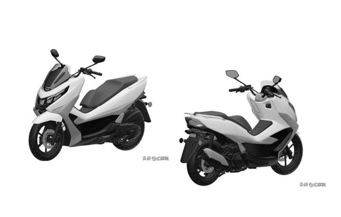 Setangnya tanpa cover, seperti Honda PCX