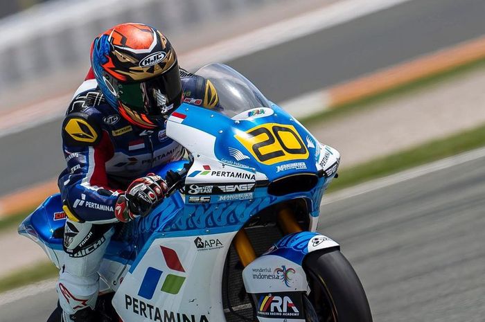 Dimas Ekky Pratama cukup apik untuk masuk ke posisi lima pada CEV Moto2 Valencia 2021. 