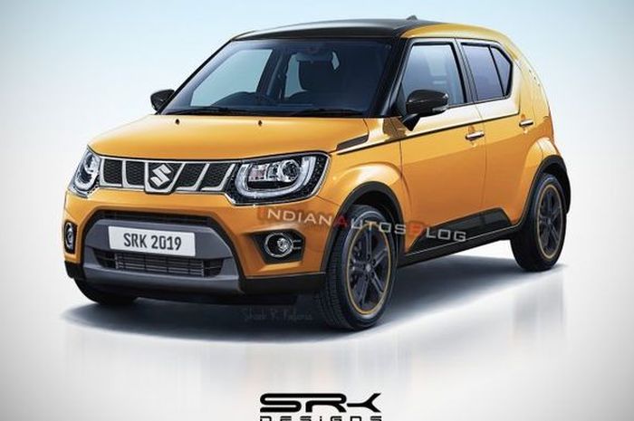 Gambar render Suzuki Ignis facelift