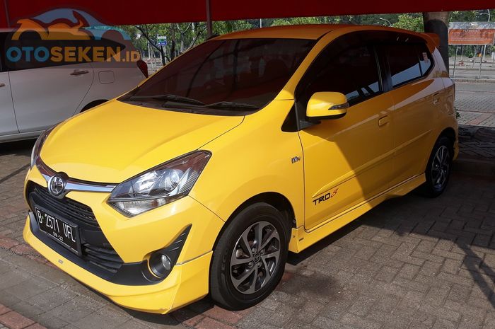 Spesifikasi dan kisaran harga Toyota Agya  G tahun 2020 seken