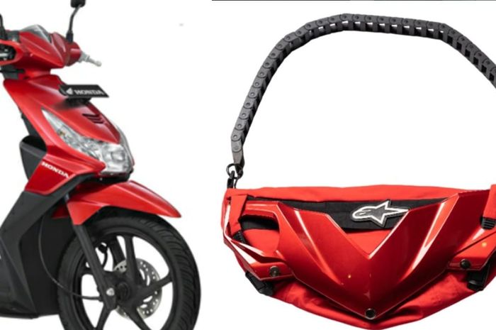 Tas dari batok Honda BeAT Karburator 