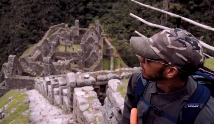 Lewis Hamilton merasa bersyukur dengan teman-teman istimewa yang melakukan pendakian ke Machu Picchu ini