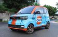 Baru Muncul di GIIAS 2021, Wuling Mini EV Dimodif Sporty Pakai Livery Bukan Gulf Racing