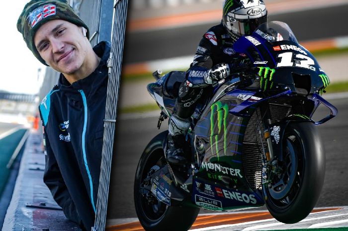 Fabio Quartararo mengakui kecepatan tangguh yang dimiliki oleh Maverick Vinales pada hari kedua tes MotoGP Valencia