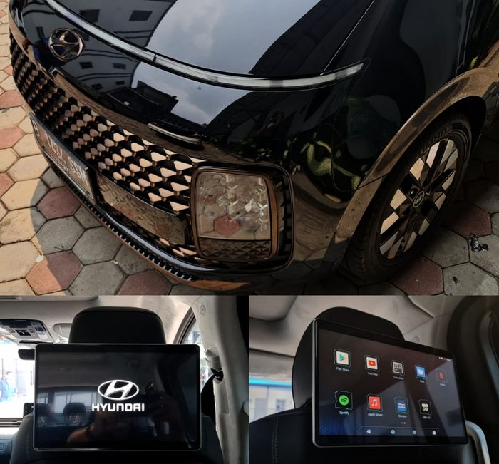 Headrest monitor Android untuk Hyundai Staria