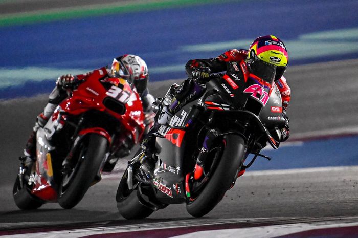 Aleix Espargaro sempat yakin menang balapan MotoGP Qatar 2024, eh ngejar podium saja susah