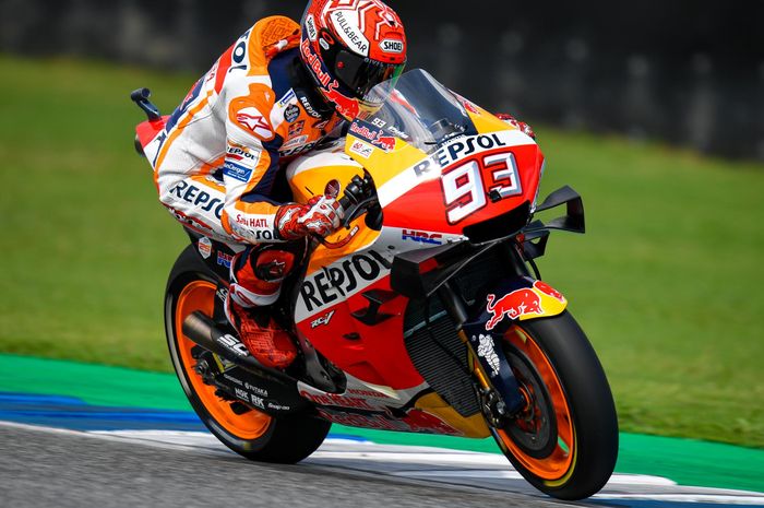 Marc Marquez menatap MotoGP Thailand dengan percaya diri meski dirinya terjatuh saat sesi kualifikasi dan gagal meraih pole position