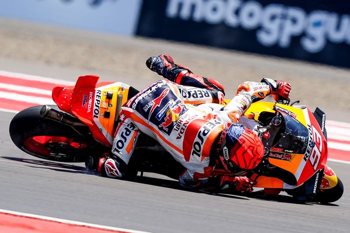 Marc Marquez pimpin tim Repsol Honda soal jumlah crash di MotoGP 2023