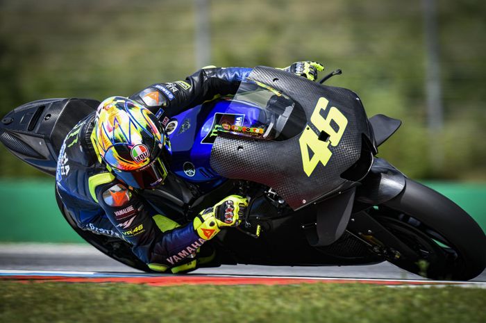 Usai mencoba motor baru Yamaha YZR-M1 2020 di Tes MotoGP Ceko, Valentino Rossi memberikan komentarnya