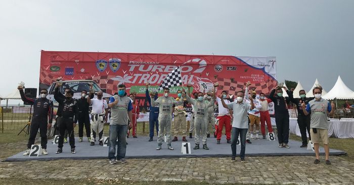 Juara per kategori Sprint Reli Tanjung Lesung