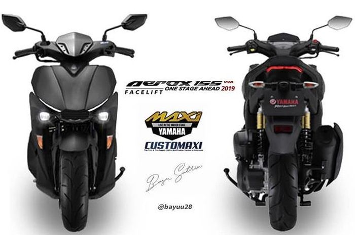 Facelift Yamaha NMAX 2019 Tak Muncul Aerox  Duluin Pakai 